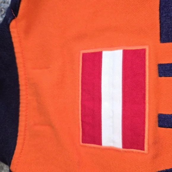 Original Polo Ralph Lauren Performance Track Jacket! Orange, Full Zip. Size L.